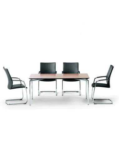 Кресло KLOBER CIELLO CIE56, кожаное, для посетителей