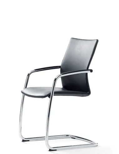 Кресло KLOBER CIELLO CIE56, кожаное, для посетителей