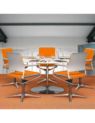 Кресло KLOBER MERA MER70, тканевое, поворотное, для переговоров