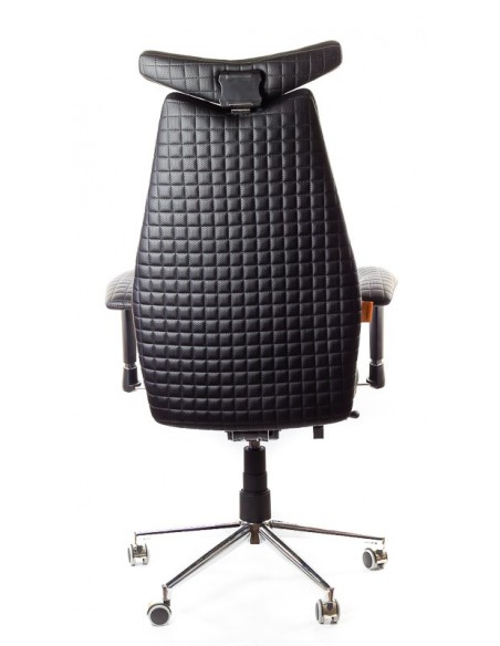 Кресло для руководителя, ортопедическое Kulik-System JET черное