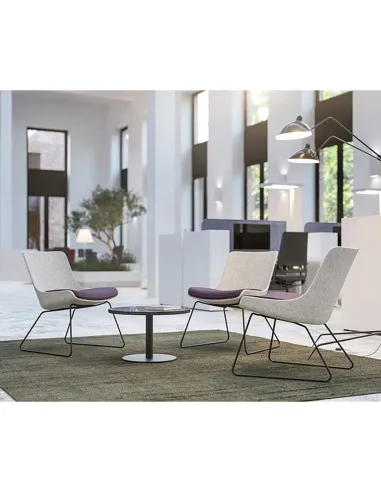 Кресло KLOBER WOOOM WOO56, для посетителей, на полозьях - цена Киев, Днепр, Одесса, Львов, Харьков, Франковск, Черновцы