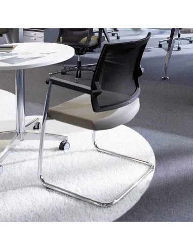 Кресло KLOBER DUERA DUE46, для посетителей, на полозьях