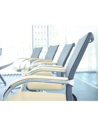 Кресло KLOBER ORBIT NETWORK ORB80, для переговоров, кожаное сиденье