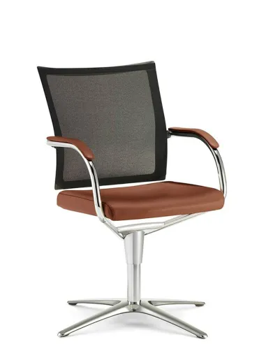 Кресло KLOBER ORBIT NETWORK ORB80, для переговоров, кожаное сиденье, Германия - цена Киев, Днепр, Одесса, Львов, Харьков