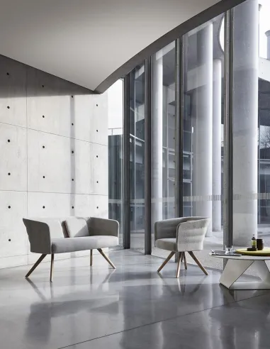 Кресло SITLAND CELL75, тканевое, лаундж, для посетителей, Италия - цена Киев, Харьков, Днепр, Одесса, Львов, Запорожье