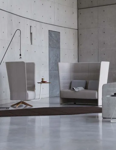 Кресло SITLAND CELL72 SWIVEL, со столиком, поворотное, лаундж, Италия - цена Киев, Харьков, Днепр, Одесса, Львов, Запорожье