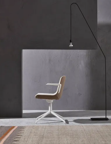 Кресло SITLAND MILOS, тканевое, конференц, фиксированная база