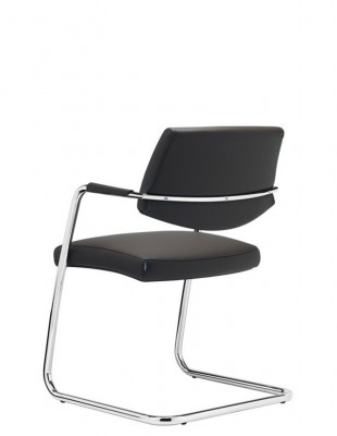 Кресло SITLAND PASSE-PARTOUT для посетителя, кожаное, со средней спинкой 2