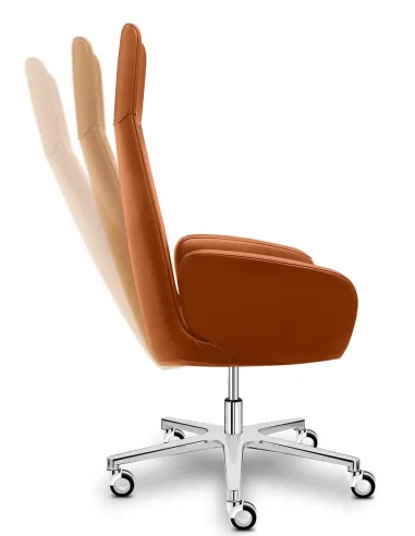 Кресло SITLAND WHY NOT, для руководителя, кожаное