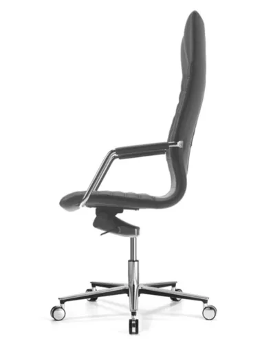 Кресло SITIA TEMPO, для руководителя, черная кожа