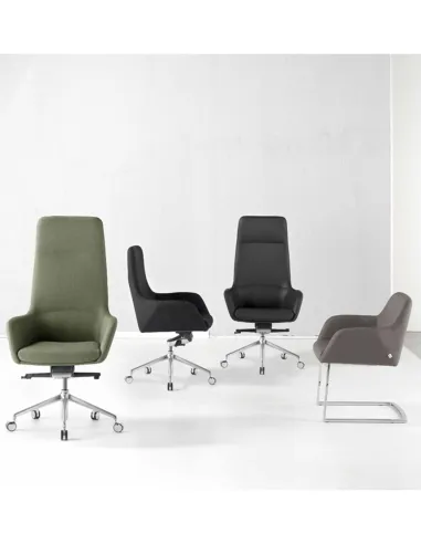 Кресло SITIA DARWIN, для руководителя, тканевое, средняя спинка - цена Киев, Днепр, Одесса, Харьков, Львов, Винница