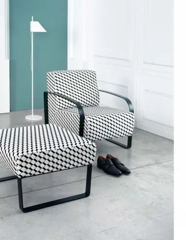 Кресло SITIA VIOLA, мягкое, лаундж, тканевое