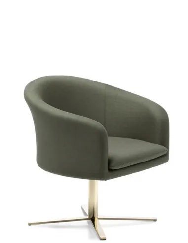 Кресло SITIA DAPHNE, для посетителей, мягкое, тканевое