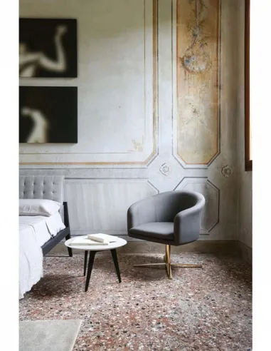 Кресло SITIA DAPHNE, для посетителей, на деревянных ножках - цена Киев, Днепр, Одесса, Харьков, Львов, Винница