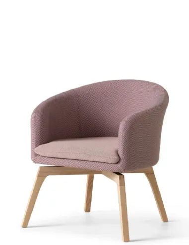 Кресло SITIA DAPHNE, для посетителей, на деревянных ножках
