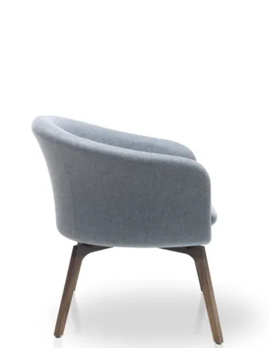 Кресло SITIA DAPHNE, для посетителей, на деревянных ножках