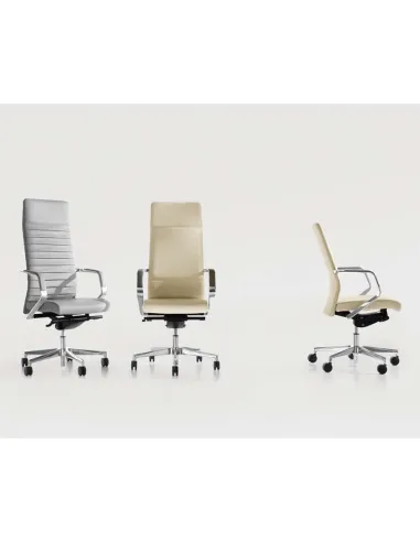 Кресло MILANI CELINE PF для руководителя, кожаное