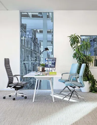 Кресло MILANI CELINE для руководителя, кожаное