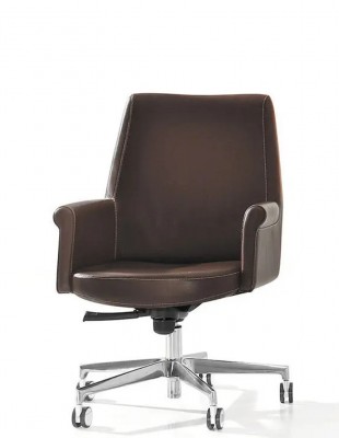 Кресло MILANI ANDY, кожаное, для посетителей и переговоров 2