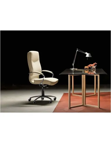 Кресло VAGHI AQABA для руководителя, кожаное