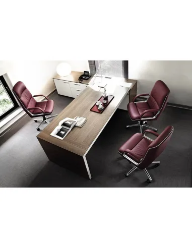 Кресло VAGHI KIRUNA для руководителя, кожаное