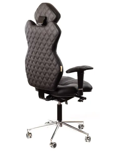 Кресло для руководителя, ортопедическое Kulik System Royal черное