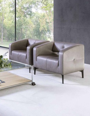 Крісло ZÜCO DESTINO (DE0821), шкіряне, м'яке, для відвідувачів 2