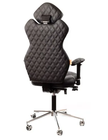 Кресло для руководителя, ортопедическое Kulik System Royal черное