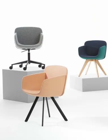 Кресло VAGHI VIVA GUEST, для посетителей, на колесах, поворотное - цена Киев, Днепр, Львов, Харьков, Одесса