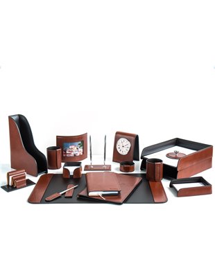 Набор 17 предметов, кожа Toscana/Cuoietto