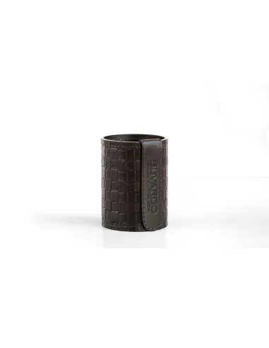 Стаканчик канцелярский h12, кожа Full Grain