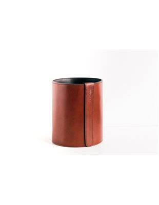 Корзина для мусора h30, кожа Cuoietto