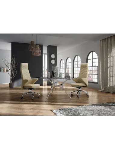 Крісло LEYFORM ZEUS для керівника, шкіряне