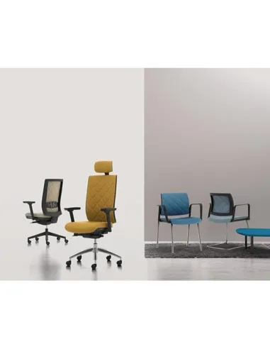 Кресло LEYFORM WIKI-TECH для руководителя, тканевое