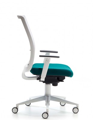 Кресло VAGHI BURSA RETE EVOLUTION WHITE, для оператора, эргономичное 2