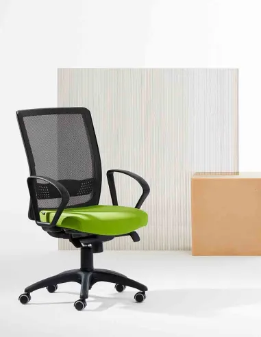 Кресло VAGHI BURSA RETE EVOLUTION BLACK, офисное, черный корпус