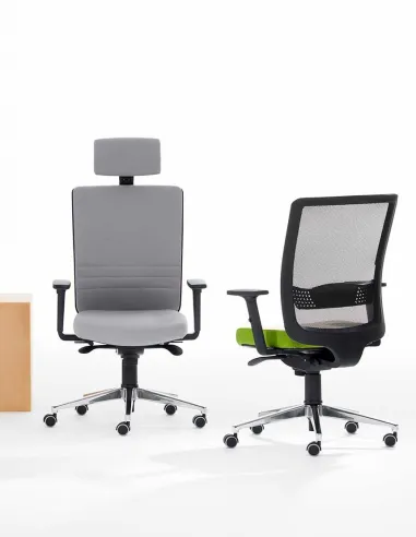 Кресло VAGHI BURSA RETE EVOLUTION BLACK, офисное, черный корпус