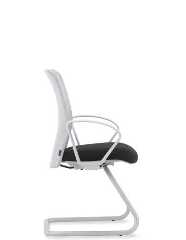 Кресло VAGHI BURSA RETE GUEST, для посетитетелей, на полозьях