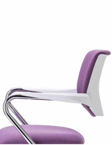 Кресло VAGHI MOREA COMFORT GUEST, для посетитетелей, белый корпус