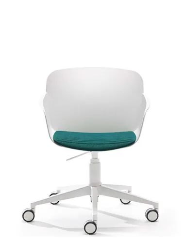 Кресло VAGHI LIBERA (WHITE, 5 STARS), для посетитетелей, белый корпус