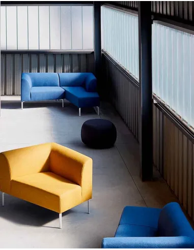 Кресло-диван VAGHI ALIAS MODULAR, модульное, мягкое, для ожидания