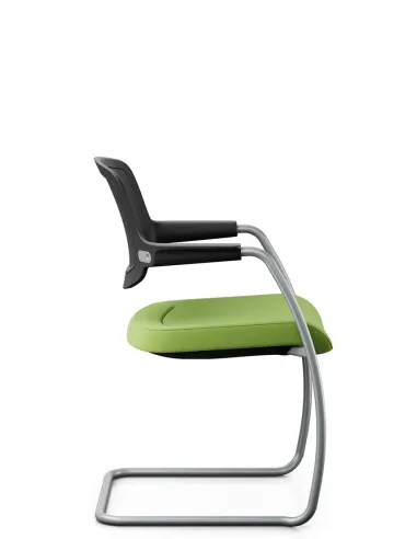 Кресло GIROFLEX 161-6003, для посетителей, на полозьях