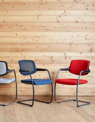 Кресло GIROFLEX 161-6003, для посетителей, на полозьях