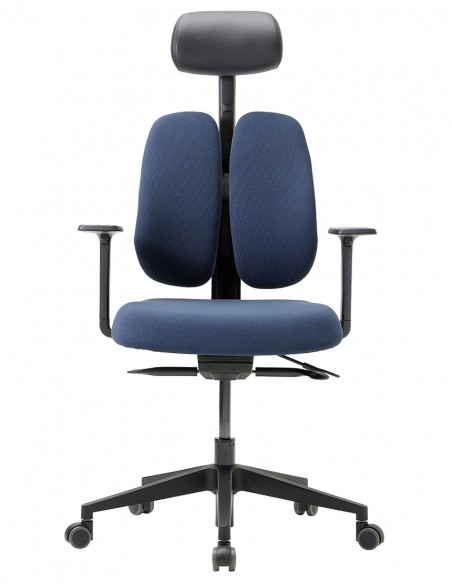 Кресло DUOREST GOLD D2500G-DAS DEEP BLUE, ортопедическое, синий цвет