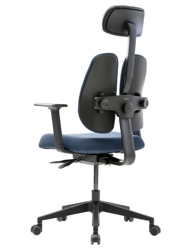 Кресло DUOREST GOLD D2500G-DAS DEEP BLUE, ортопедическое, синий цвет