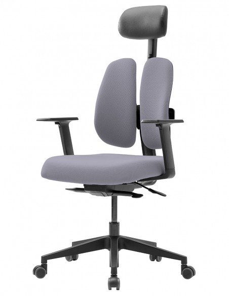 Кресло DUOREST GOLD D2500G-DAS GREY, ортопедическое, серый цвет