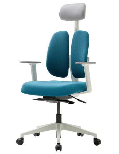 Кресло DUOREST GOLD D2500G-DASW BLUE-GREEN, ортопедическое
