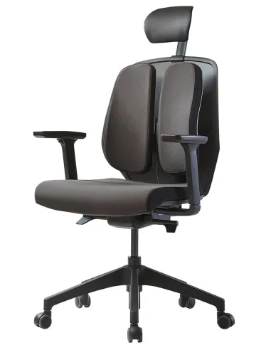 Кресло DUOREST ALPHA HBDA-S BLACK, ортопедическое