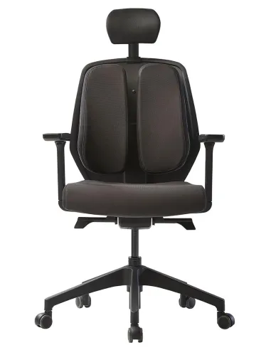 Кресло DUOREST ALPHA HBDA-S BLACK, ортопедическое