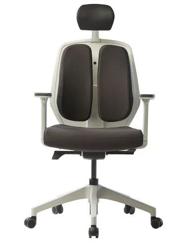 Крісло DUOREST ALPHA HDBA-SW BLACK, ортопедичне